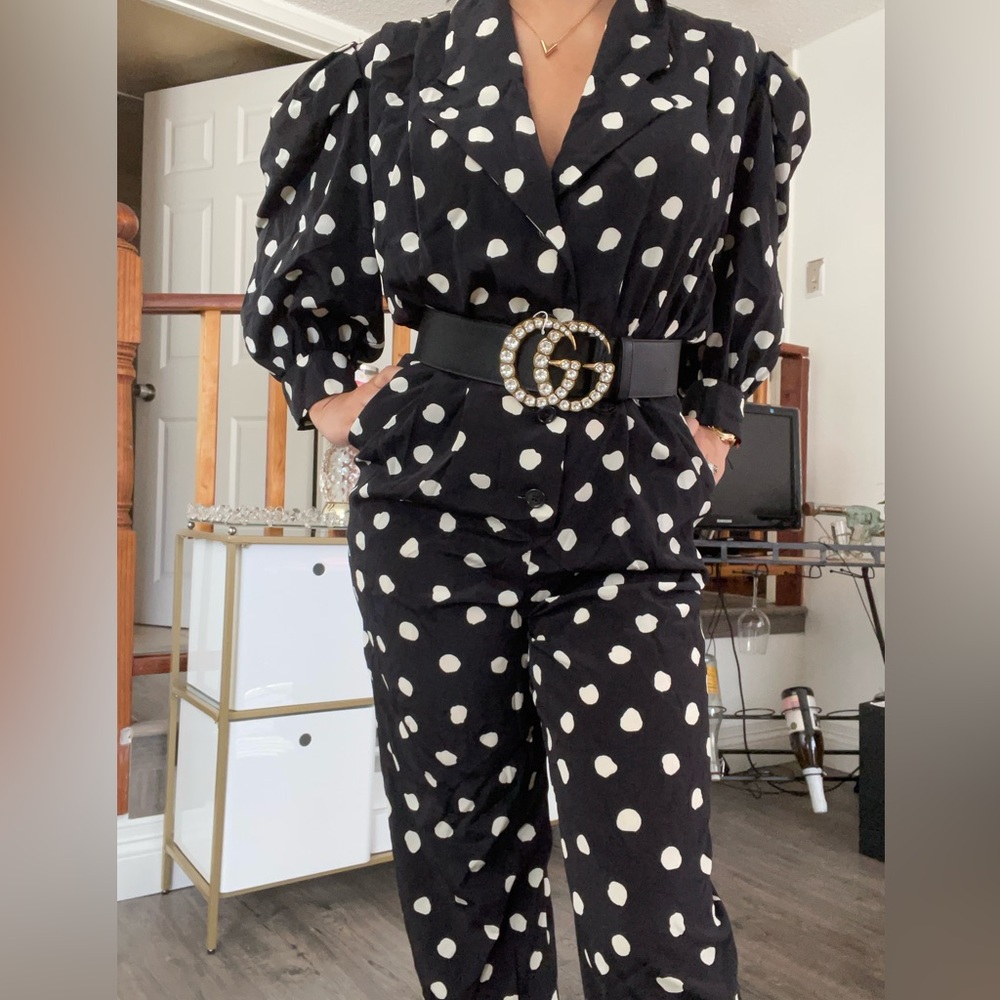 Rare Vintage polka dot Frances Henaghan Jumpsuit